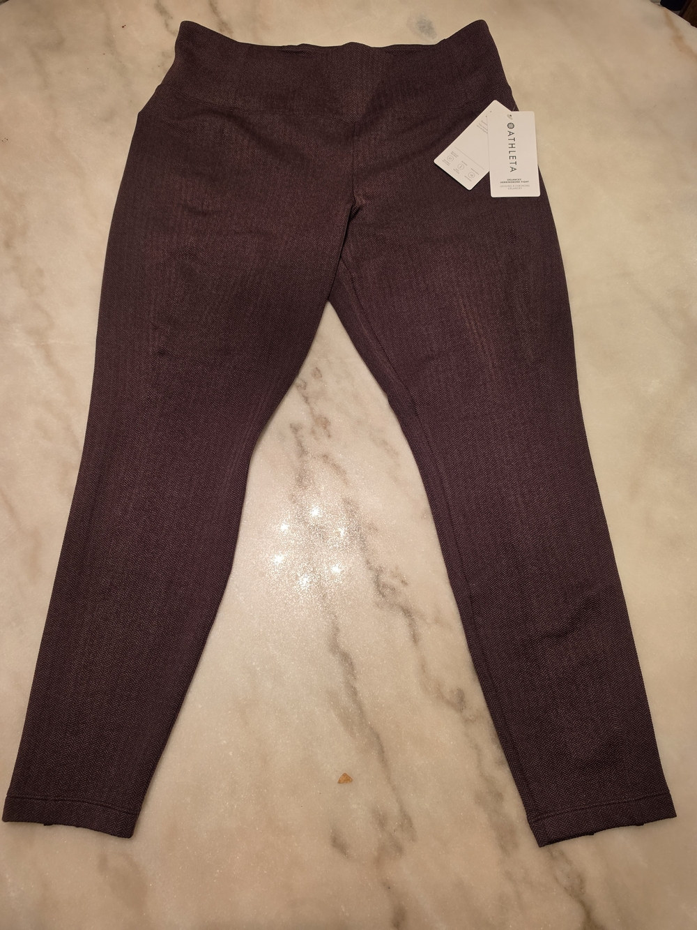 NWT Athleta (Work Appropriate) Herringbone Leggings